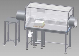 Flexible Isolater for Sieving and Weighing